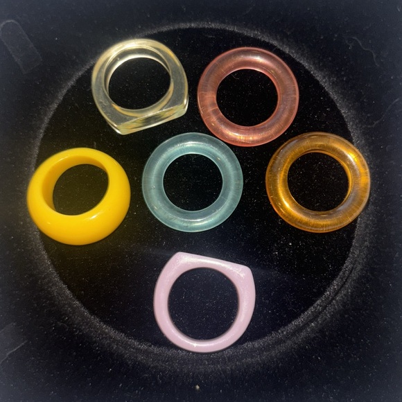 Colorful ring set - Picture 2 of 2